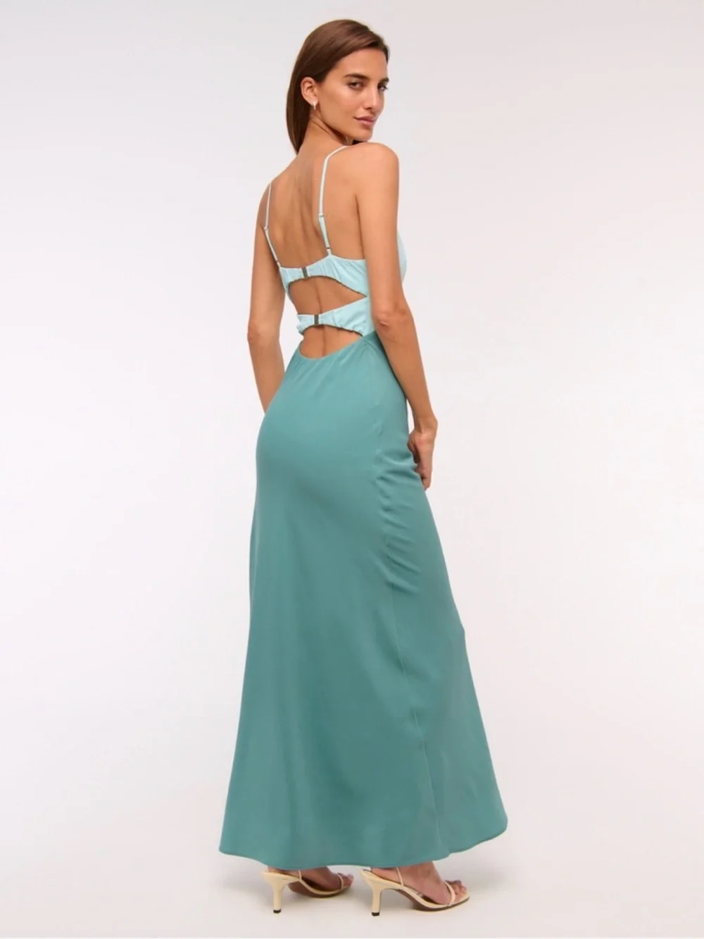 Abercrombie & Fitch Julia Slip Cutout Maxi Dress